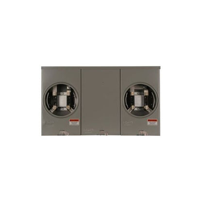 2 Gang 100A 600V Single Phase Four Jaw Meter Socket 1008951CH
