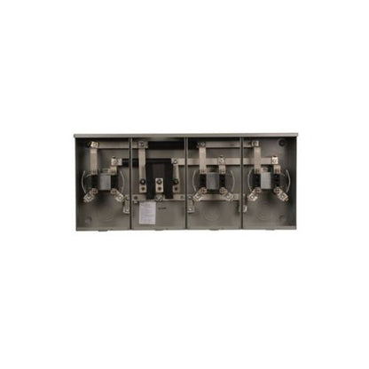 3 Gang 100A 600V Single Phase Four Jaw Meter Socket 1008952CH