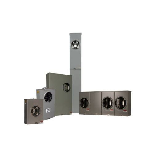 4 Gang 100A 600V Single Phase Four Jaw Meter Socket 1008953CH