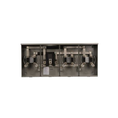 3 Gang 200A 600V Single Phase Four Jaw Meter Socket 1008959CH