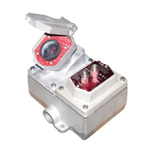 2 Gang Explosionproof Dead End Receptacle Assembly ENR22201 GFI