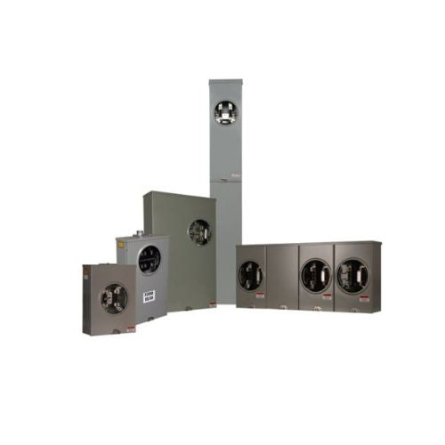 1 Gang 100A 600V Single Phase Four Jaw Meter Socket 1009381CH