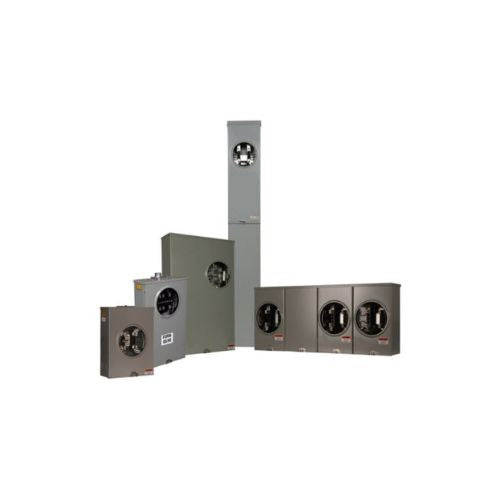 1 Gang 200A 600V Single Phase Four Jaw Meter Socket 1009379CH