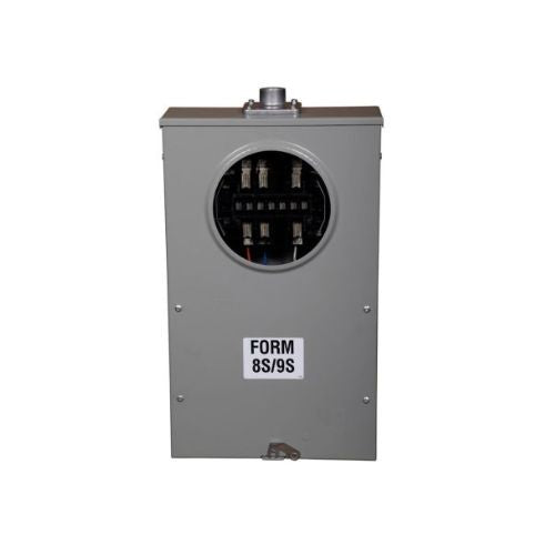 1-Gang 20A 600V Three Phase Eight Jaw Meter Socket 1008695ACH