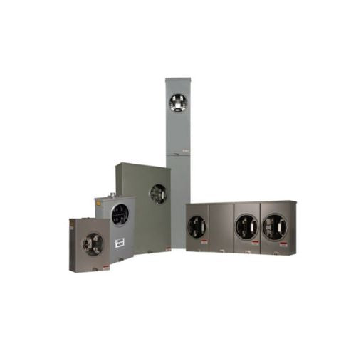 6 Gang 200A 600V Single Phase Four Jaw Meter Socket 1009611ACH