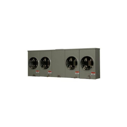 4 Gang 200A 600V Single Phase Four Jaw Meter Socket 1009615CH