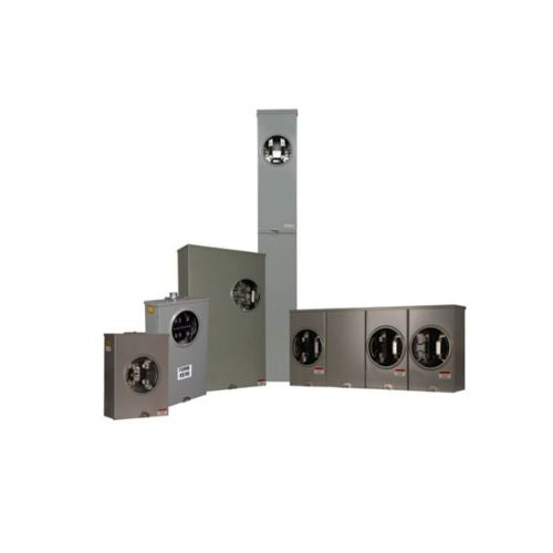 5 Gang 200A 600V Single Phase Four Jaw Meter Socket 1009616CH