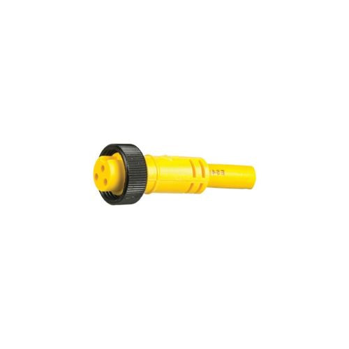 Mini Line Cordset 16 AWG Zinc 3 Pole Threaded Connector ML3F4WC120F