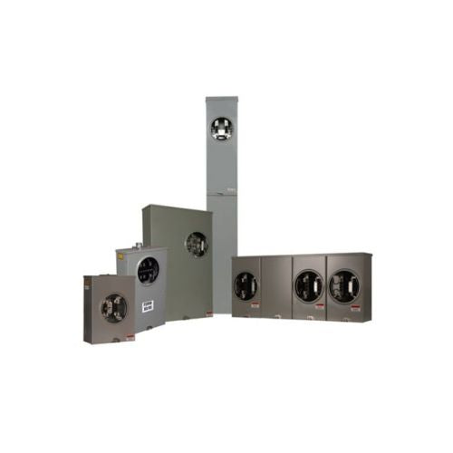 6 Gang 100A 600V Single Phase Four Jaw Meter Socket 1009697CH