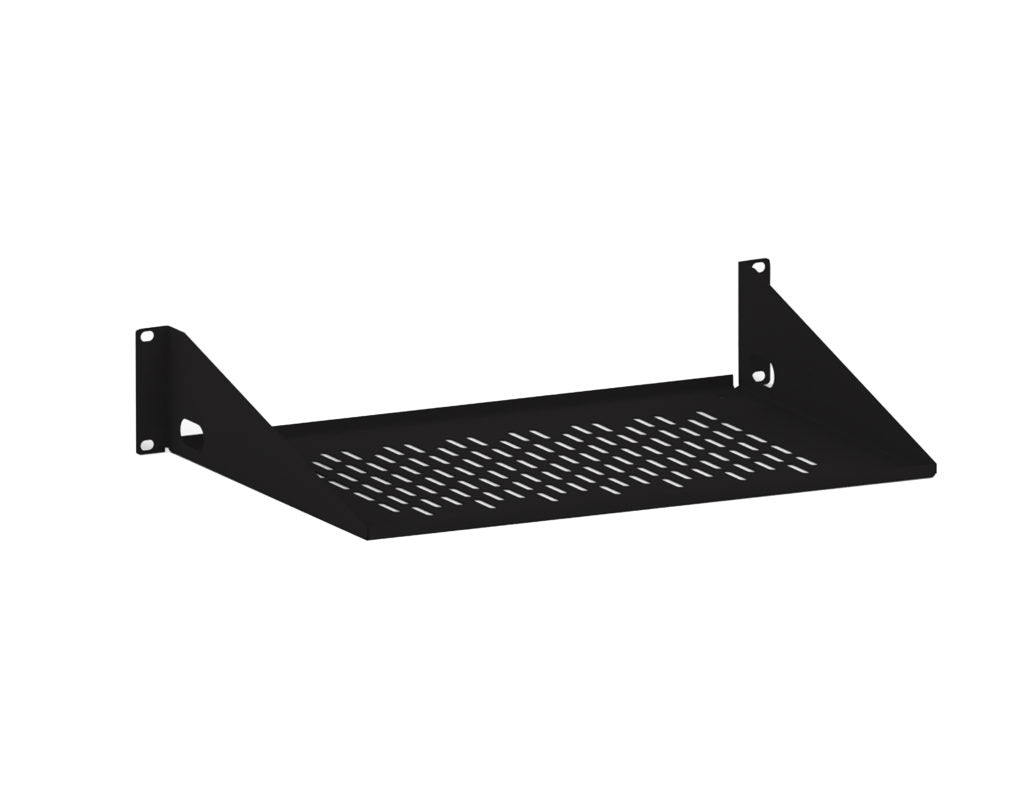 LDRS2U12V 2U 12" Vented Light Duty Rack Shelf