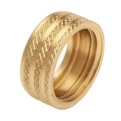 GHNK - 3/4-in Female Brass Garden Hose Knurled Nut, 0.61 in Length