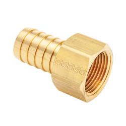 LF29F-44 - 1/4 in Hose x 1/4 in FPT Lead-Free Brass Rigid Adapter