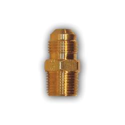 LF48-66 - 3/8 in Male Flared to 3/8 in MIP Lead-Free Brass Half Union Adapter