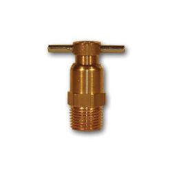 201P - 1/4 in Brass Drain Cock with MPT Connection for Low Pressure Fluids
