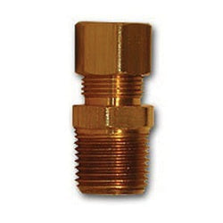 268X6 - Brass Dual Compression Connector 3/8 in x 1/4 in