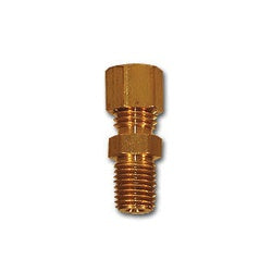 282X2X1 - Brass Split Sleeve Connector with Nut for 1/8 in OD x 1/16 in MPT, 150 psi, -40 to 220°F