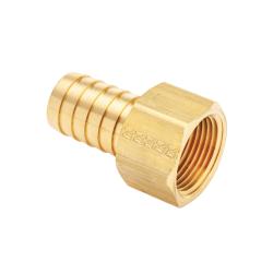 29F-66 - 3/8-in Hose Barb x 3/8-in Female NPTF Brass Rigid Adapter