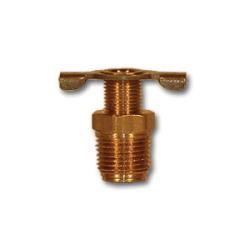 321P - 1/4 in Nominal Pipe Brass Drain Cock with External Seat
