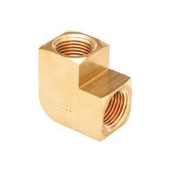 LF100-2 - 90° Lead-Free Brass Elbow, 1/8 in FPT x 1/8 in FPT