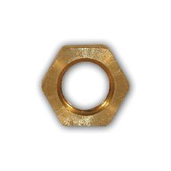 LF111-2 - 1/8 in NPSL Lead-Free Brass Locknut with 0.68 in Hex Size