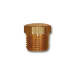 LF121-16 - 1 in MPT Lead-Free Brass Cored Hex Head Plug for Pipes