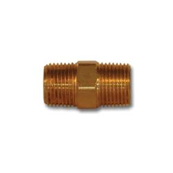 LF23325X2 - 1/8 in MPT x 1/8 in MPT Lead-Free Brass Long Hex Nipple