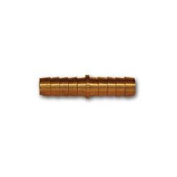 LF29S-4 - 1/4 in Barbed Splicer Fitting, Lead-Free Brass, 0.37 in OD x 2 in Length