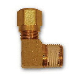 NT69-64VS - 90° Brass Elbow Fitting, 3/8 in x 1/4 in, Suitable for SAE J844 Type A/B NT Nylon Tubing
