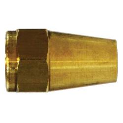 10003 - 1/4-in SAE Flare Brass Hex Long Rod Nut, 0.56 in x 0.94 in, 1400 psi, -65 to 250 °F