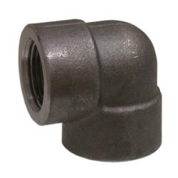 100101 - 90-Degree Forged Steel Elbow Fitting, 1/4 in FPT x 1/4 in FPT, 2000 lb Pressure Rating