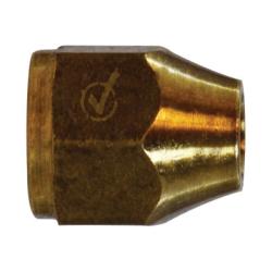 LF41S-4 - 1/4 in Female SAE Flared Lead-Free Brass Short Rod Nut
