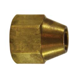 10025 - Brass Hex Reducing Short Rod Nut 5/8 x 1/2 in for Hydraulic Tubing