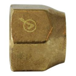 LF41XS-6 - 3/8 in Female SAE Flared Lead-Free Brass Short Forged Nut