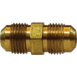 10104 - 1/8-in Male Flared Brass Union Fitting, 0.91 in Length, 0.31 in Hex Size, 2800 psi