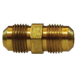 10108 - 3/8-in Male Flared Brass Union Fitting, 1-1/2 in Length, 0.62 in Hex Size, 1000 psi