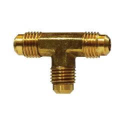 10160 - 5/16-in Male Flare Brass Union Tee with Three Connections