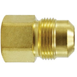 10264WT - Brass Adapter - 3/8 in SAE 45° Flared x 3/8 in FPT