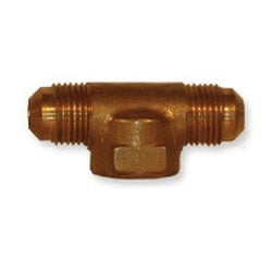 10472 - 1/4 in Male/Female Flared Brass Tee Fitting for Robust Applications