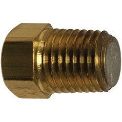 10607 - 3/8 in SAE Flared Brass Fusible Pipe Plug, Up to 210°F