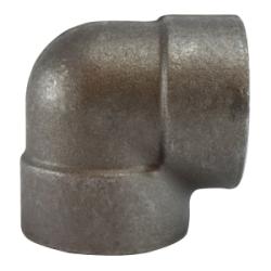 111105 - 1 in Socket Weld 90° Elbow Fitting, Forged Steel, 3000 lb Pressure Class