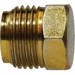12091 - 3/16 in Male Inverted Flare Steel Plug with 0.37 in Hex Size, Up to 1900 psi