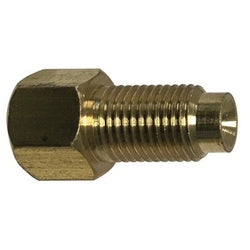 12205 - 3/16 in Female to M10 Male Brass Adapter for Inverted Flared Connections