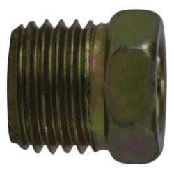 12274 - 5/16 in Inverted Flared Steel Tube Nut, Zinc-Plated, 1200 psi Pressure Rating