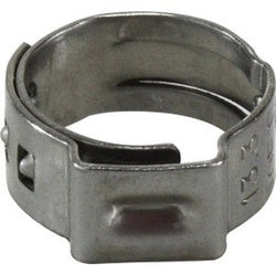16700010 - 1/2 in Gapless Ear Clamp, 0.425 in Minimum Diameter, 7 mm Band Width