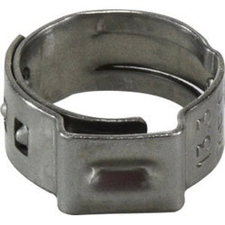 16700017 - 11/16 in Gapless Ear Clamp, 0.571 in Min Diameter, 0.669 in Max Diameter, 7 mm Band Width