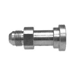 17001616 - 1-in Male JIC to 1-in Code 61 Flange Steel Adapter, 1-5/16-12 Thread