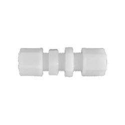 17088N - Nylon Bulkhead Union - 1/4 in Compression x 1/4 in Compression Fitting