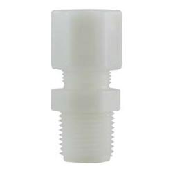 17193N - 1/2 in Compression to 1/4 in MIP Nylon Adapter, Durable, 125 psi, -40 to 200°F