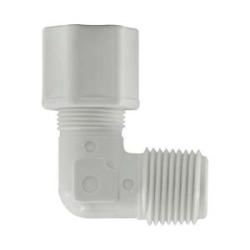 17234P - 3/8-in Compression x 3/8-in Male NPT Polypropylene 90-Degree Elbow Fitting
