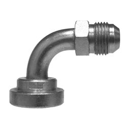 18042016 - 90-Degree Steel Flange Elbow, 1-1/4 in Male JIC x 1 in Code 62 Flange